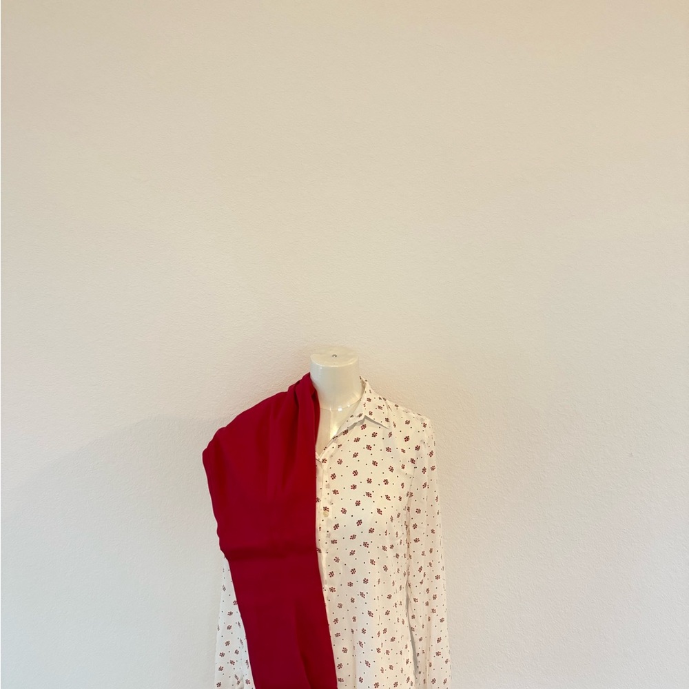 LOFT Red Ankle Pants